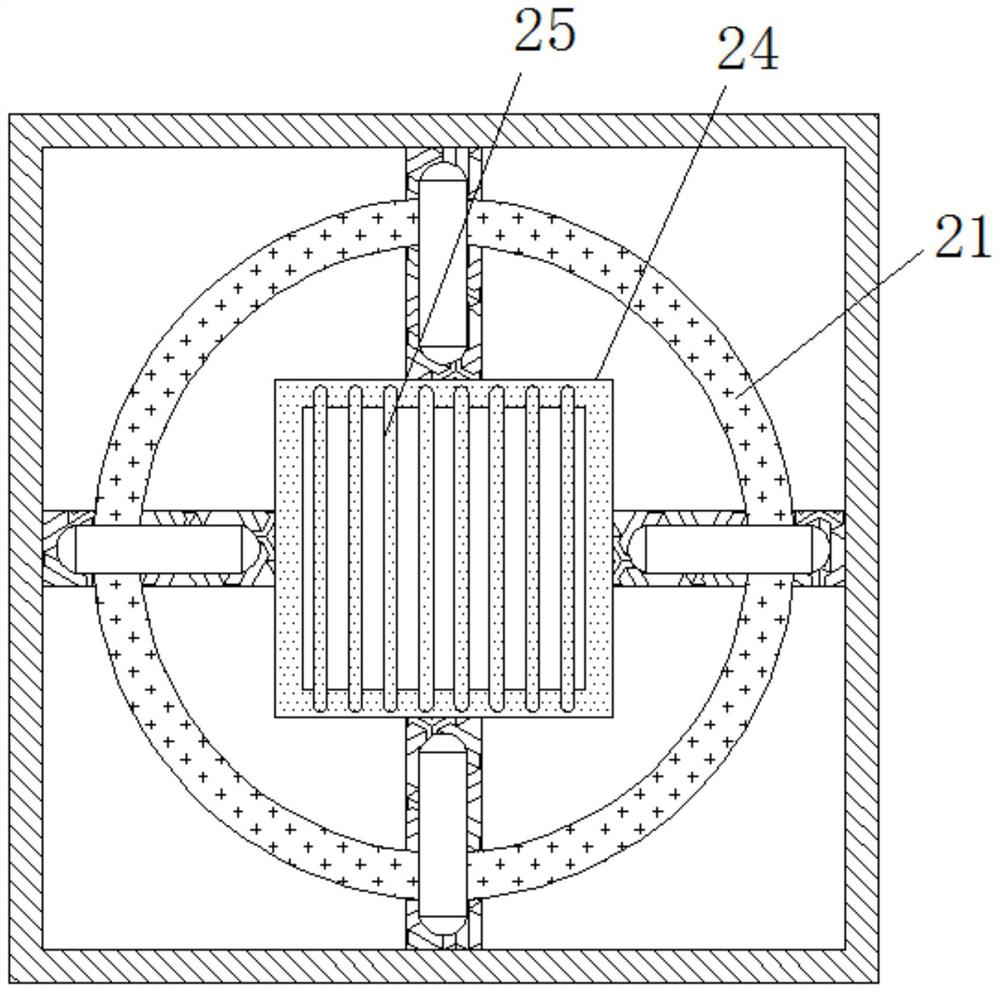 Circulating air supplement mechanism for gasification fission equipment