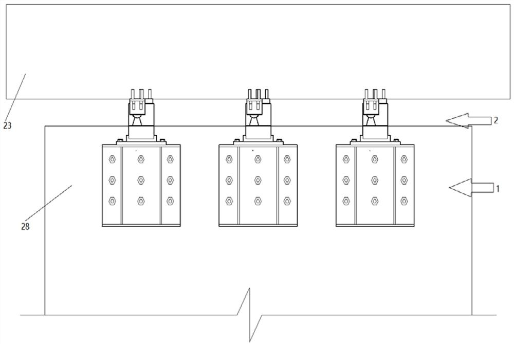 Collision sliding energy dissipation type bridge anti-seismic stop block structure with steel springs