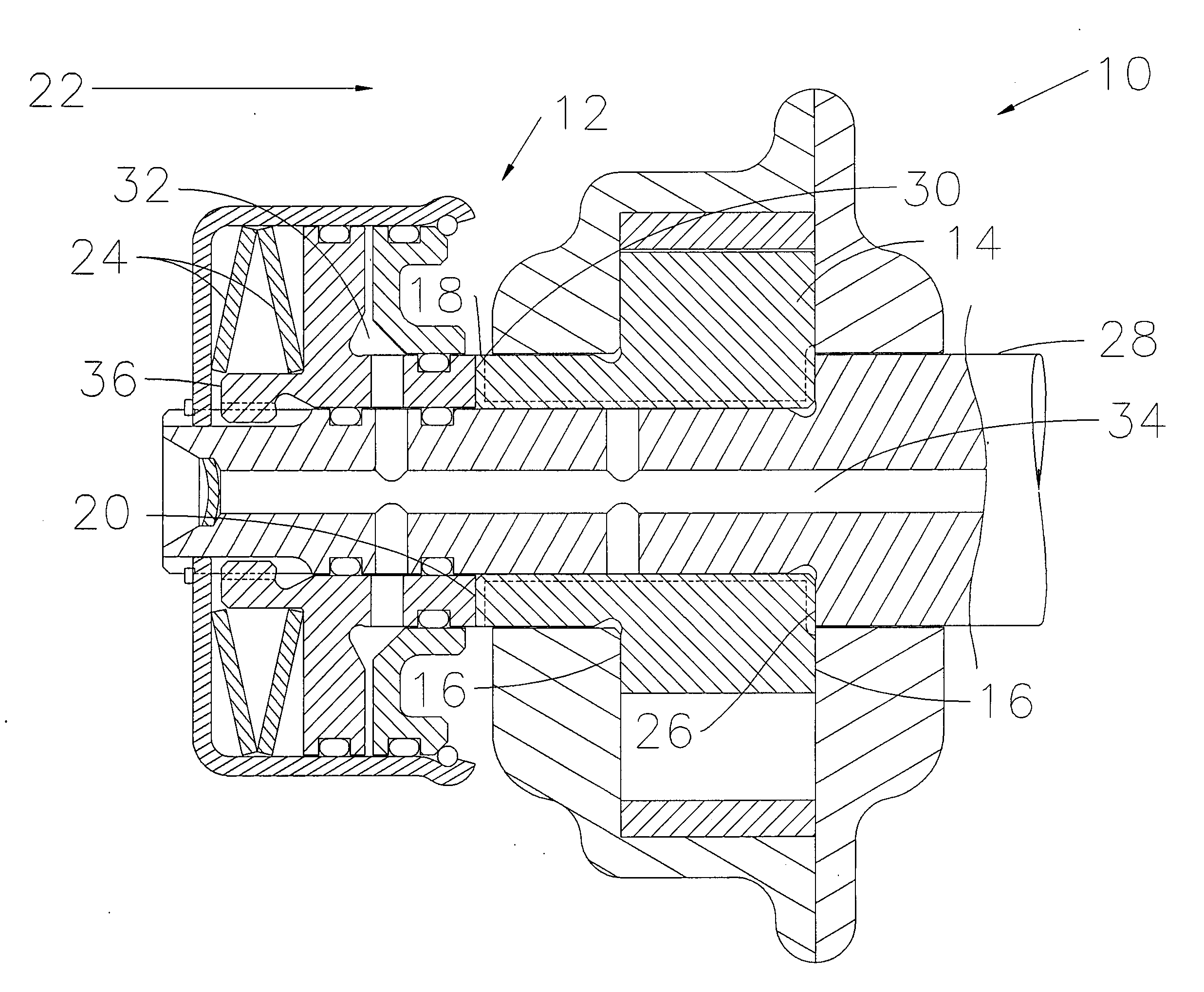 Variable output fluid pump system