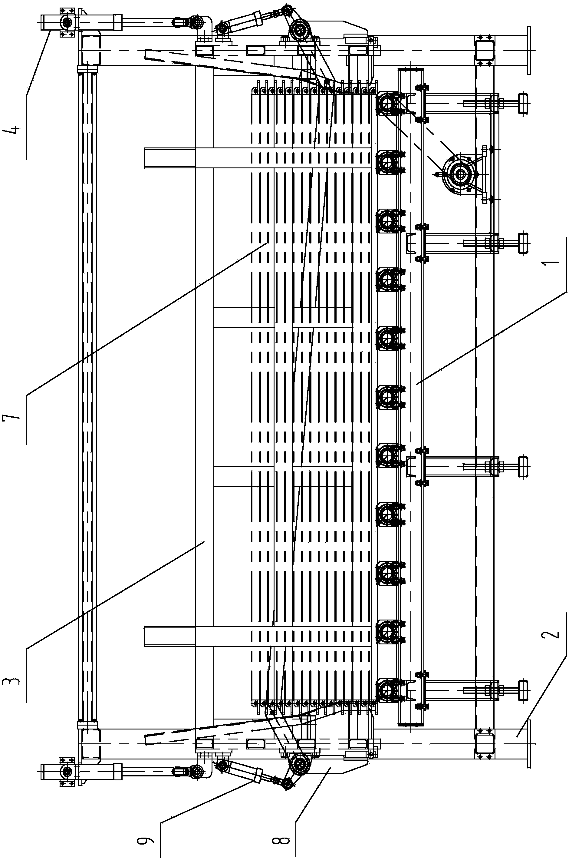 Medium partition plate bin