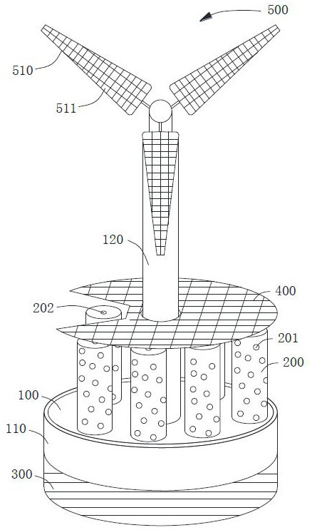 Intelligent control clean energy three-dimensional planting facility