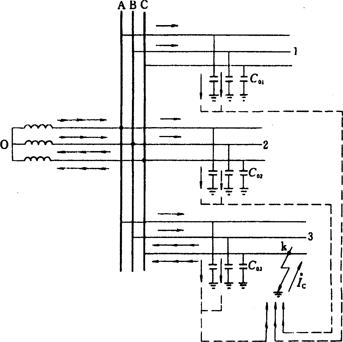 Fault line selection method for single-phase-to-ground fault in small ground current distribution network