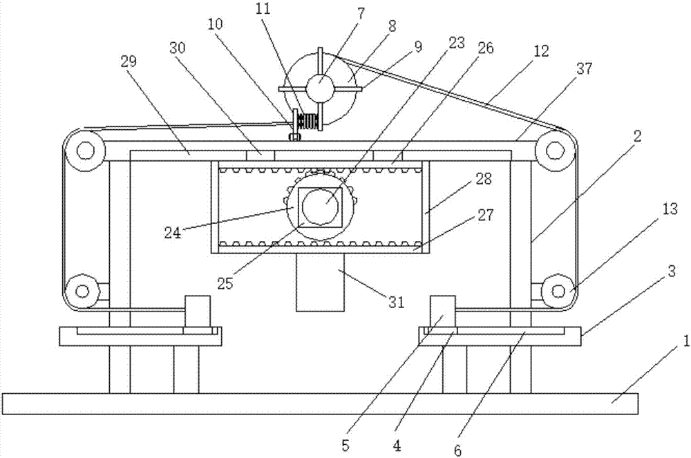 Steel rib straightening device for building