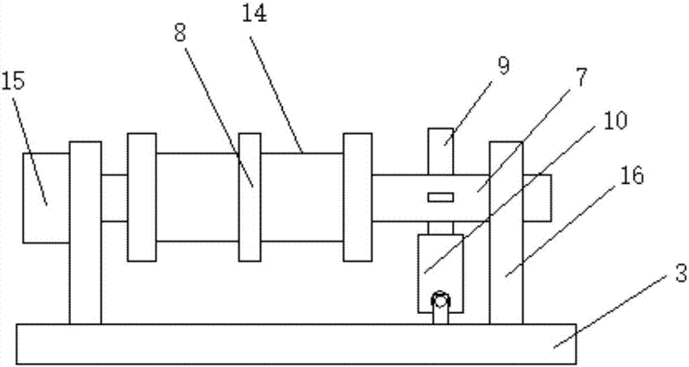 Steel rib straightening device for building