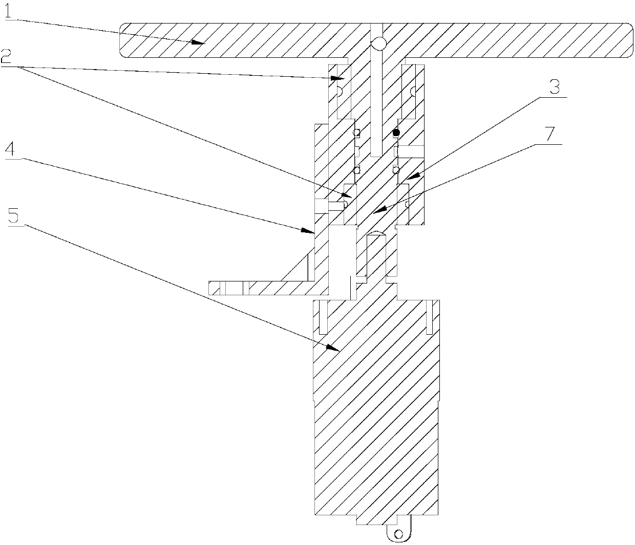 Rotary continuous air supplying mechanism