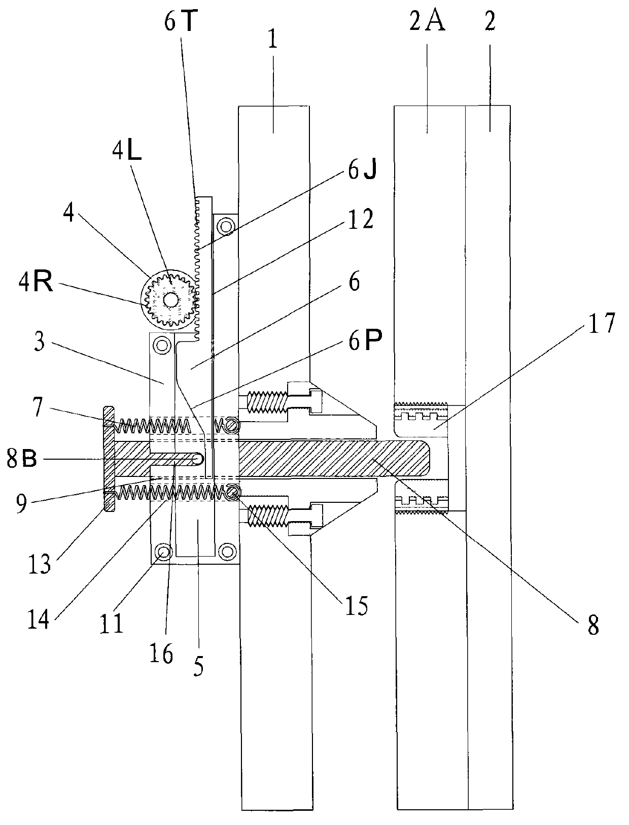 Built-in burglar-proof padlock for electromobile