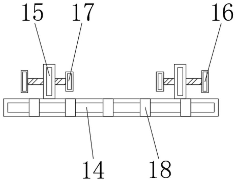 Environment-friendly grinding device with dust removal structure for agricultural machining