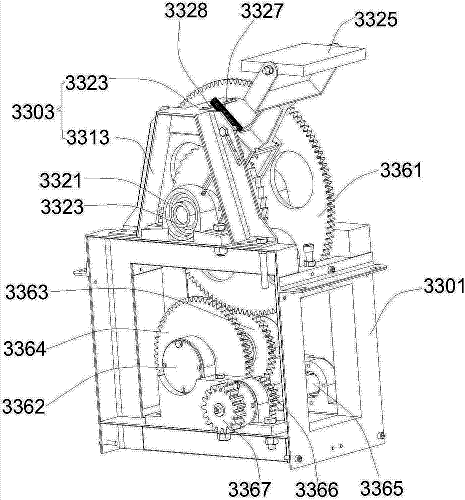 Drive mechanism and solid fluid source separating device with drive mechanism