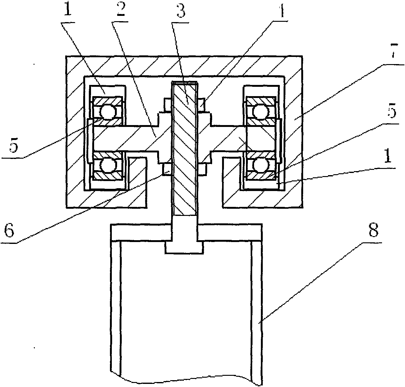 Moving component for sliding door of factory building