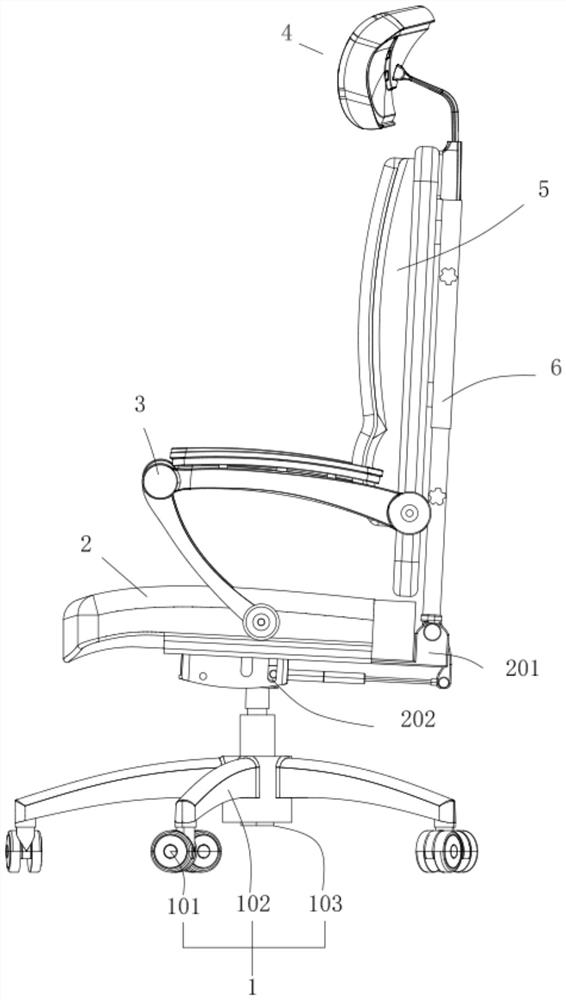 Multifunctional adjustable seat capable of dynamically protecting spine