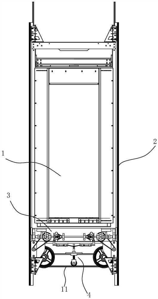 Safety protection type elevator