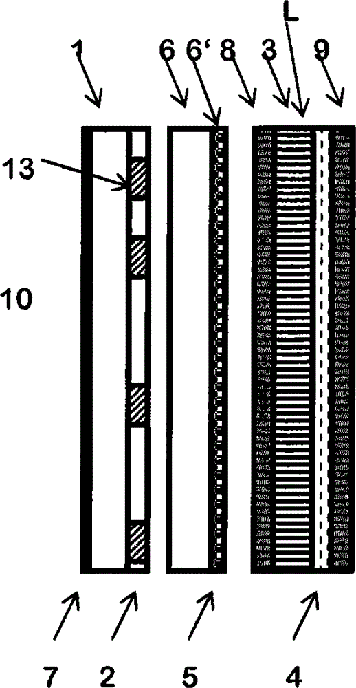 Light guide plate comprising decoupling elements