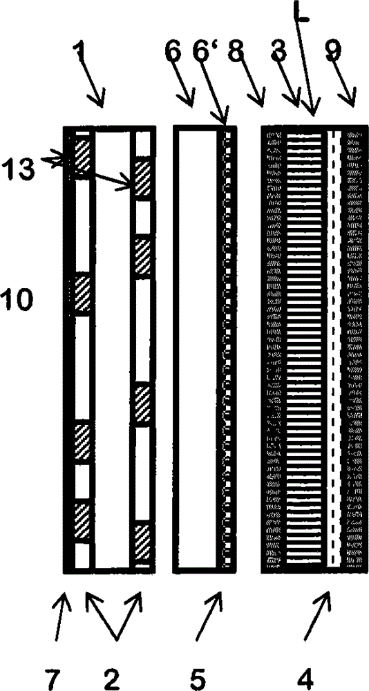 Light guide plate comprising decoupling elements