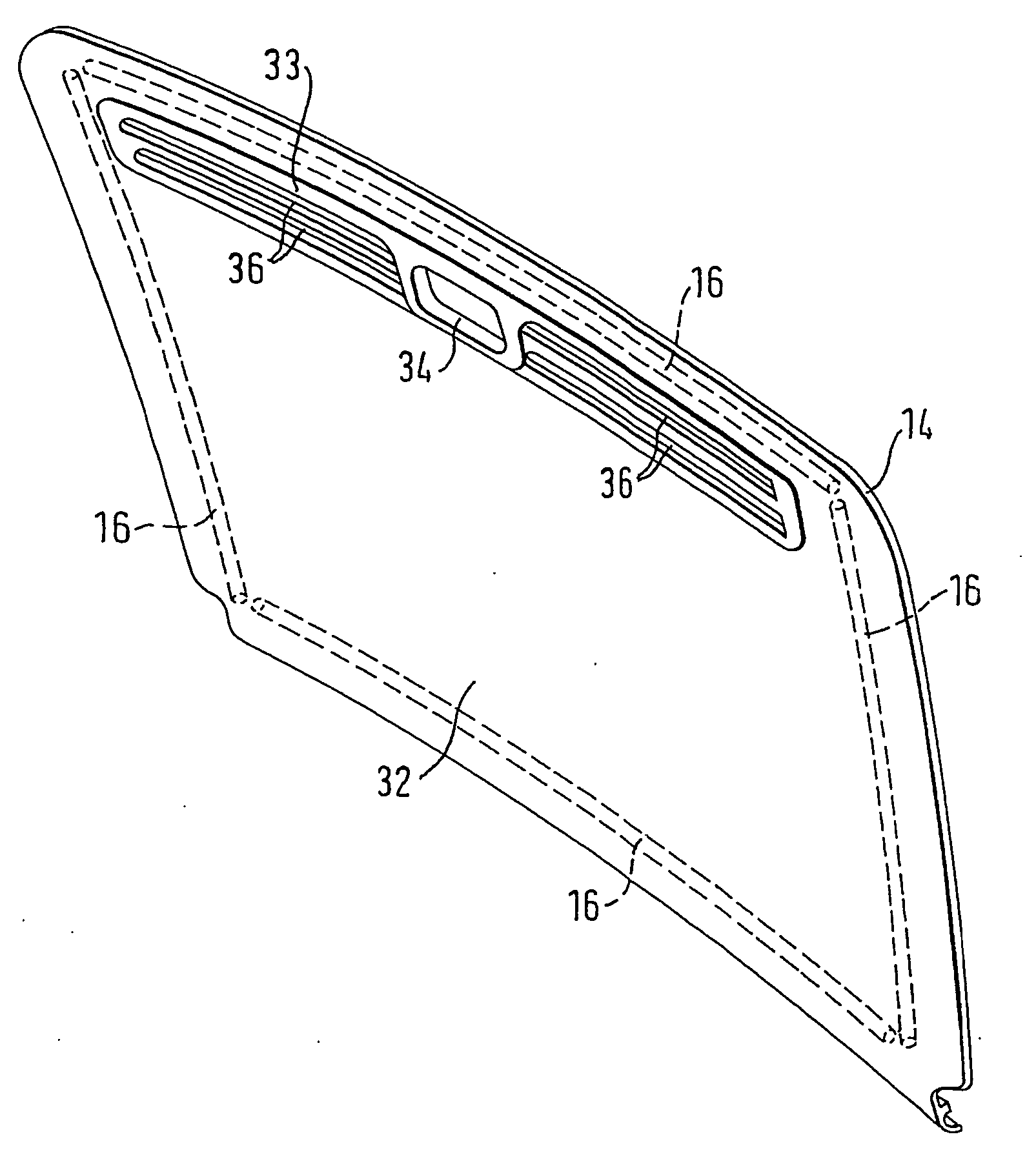 Composite vehicle panel