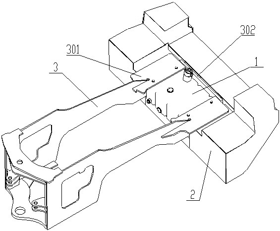 Fuel tank capable of being flexibly fixed and loading machine