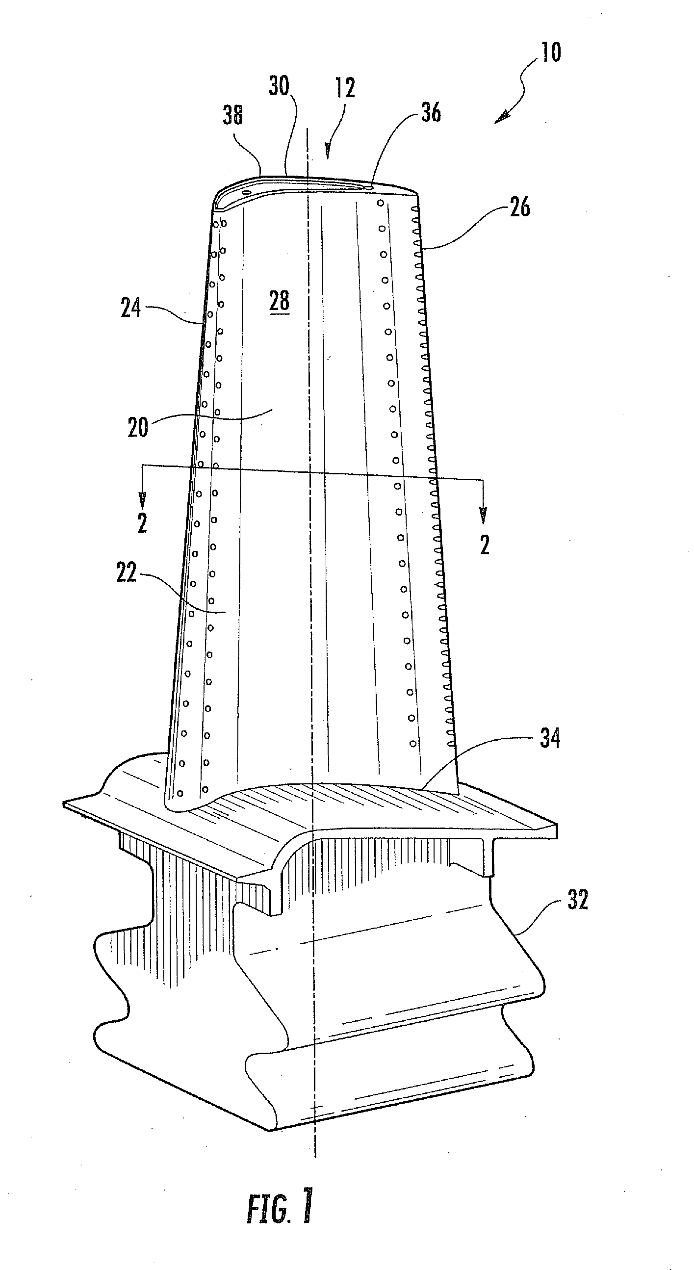 Turbine airfoil with an internal cooling system having vortex forming turbulators