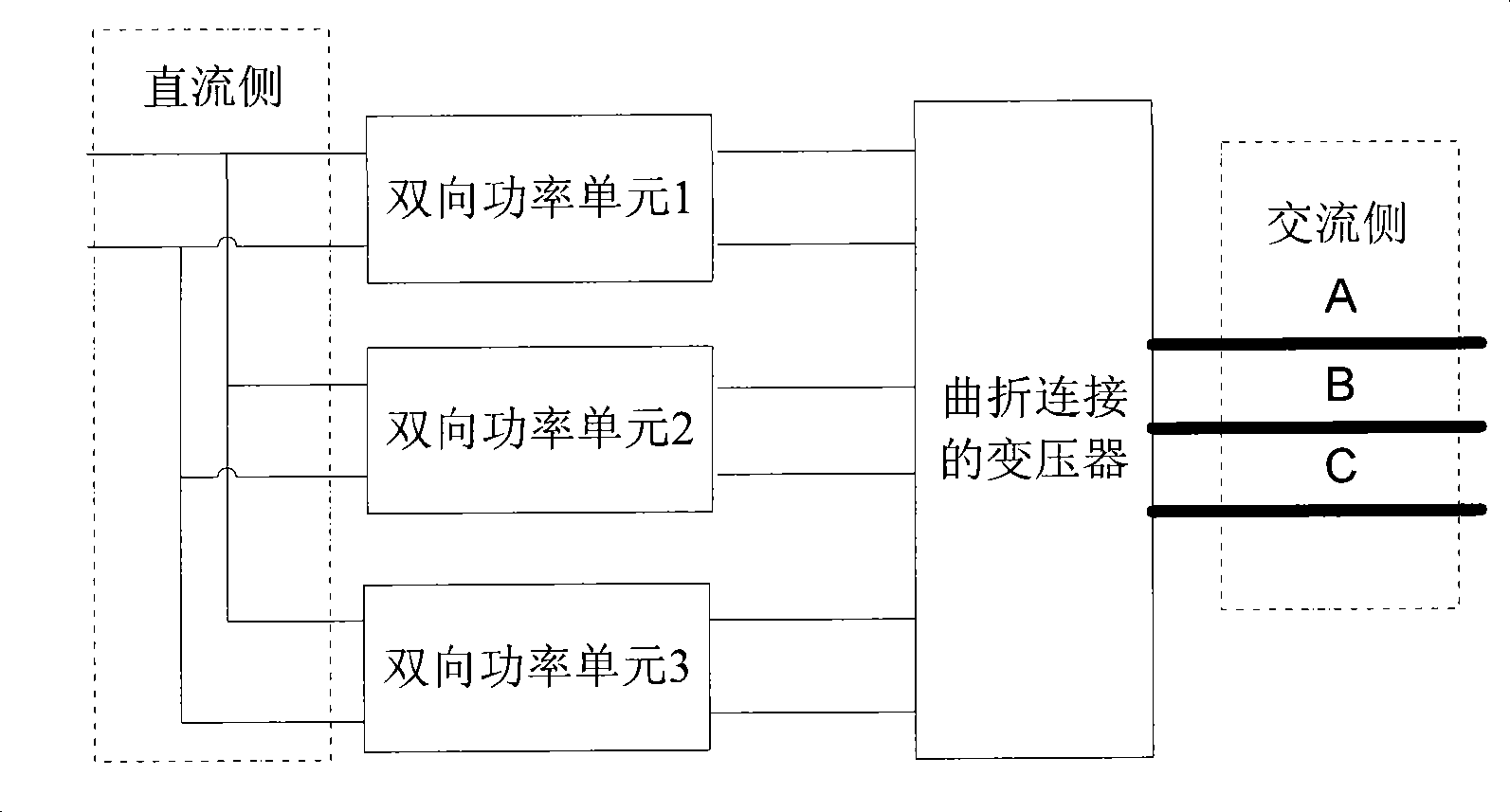 Large power modularized DC power supply apparatus and control method thereof