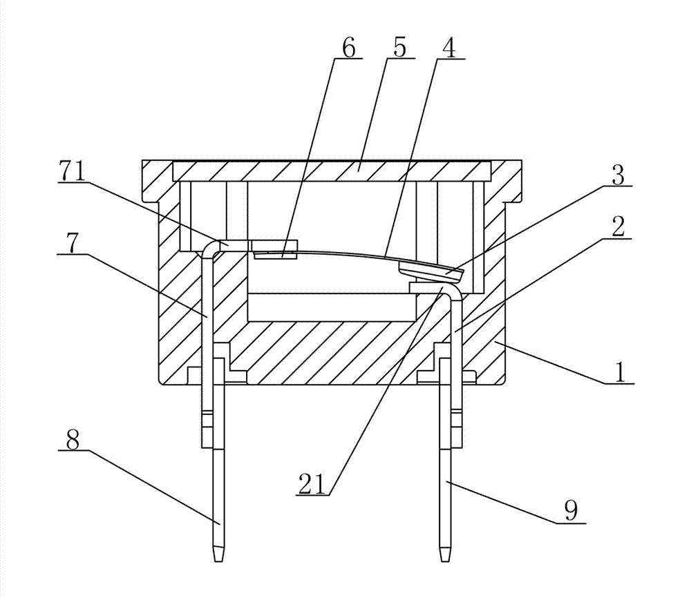 Single-contact external compressor protector