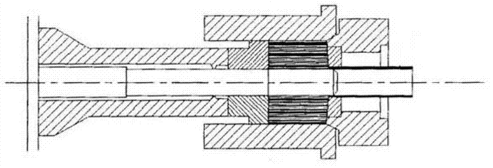 Producing method of aluminum alloy seamless stage variable section pipe and preparation device