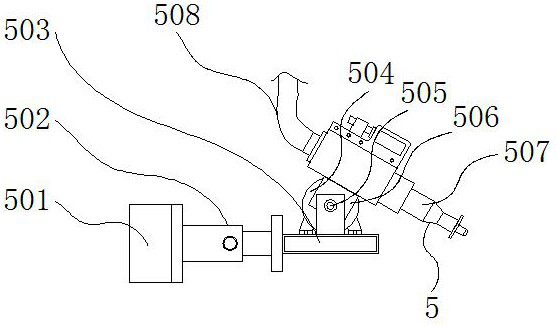 Convenient-to-clean computer case spraying device with positioning and locking functions