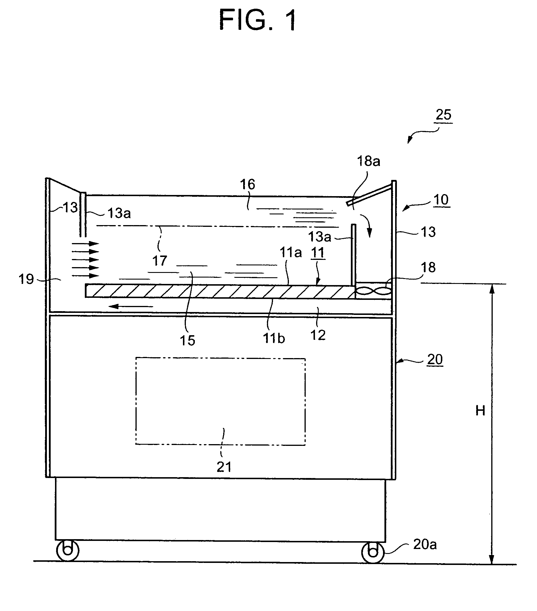 Low temperature zoning formation system for holding freshness of food