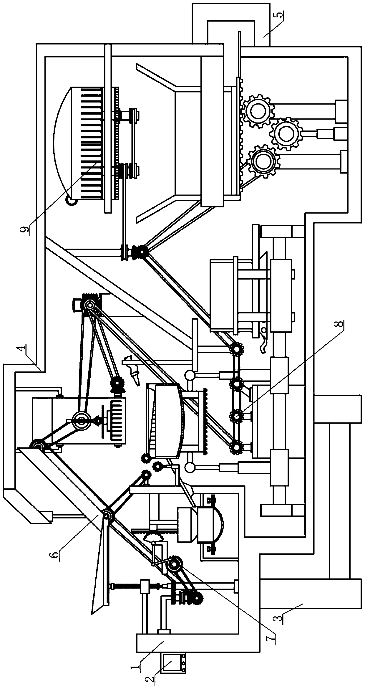 Feeding wastewater treatment device