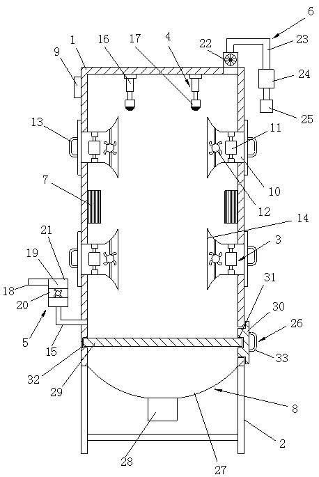 Sterilizing device for medical apparatus