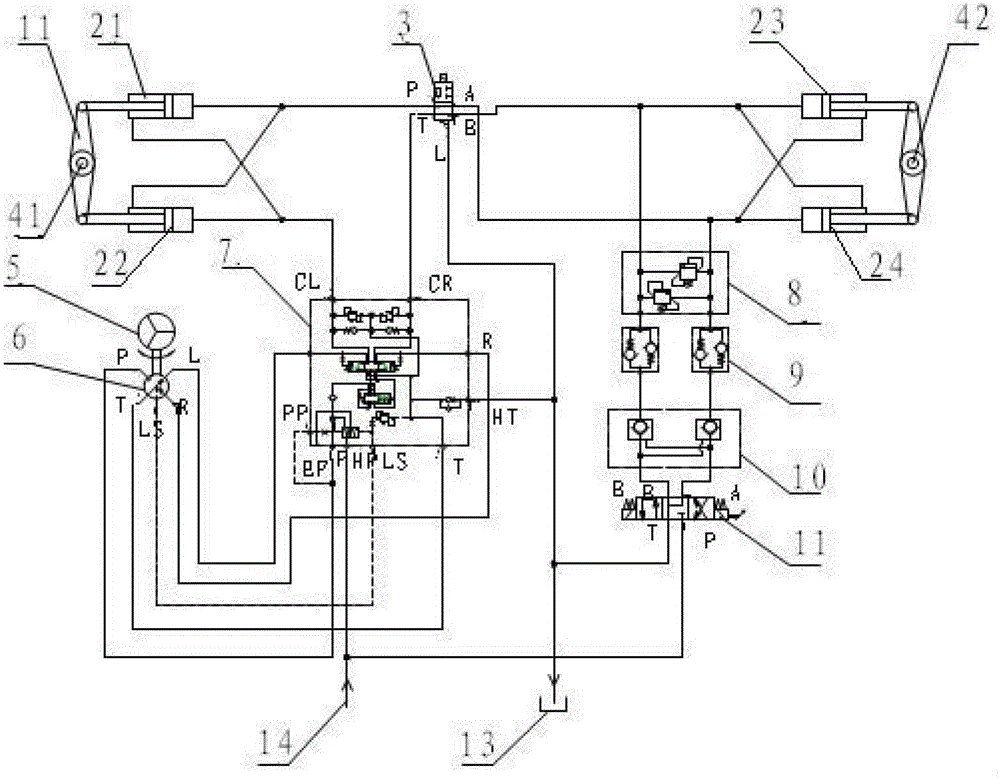 Hydraulic steering system