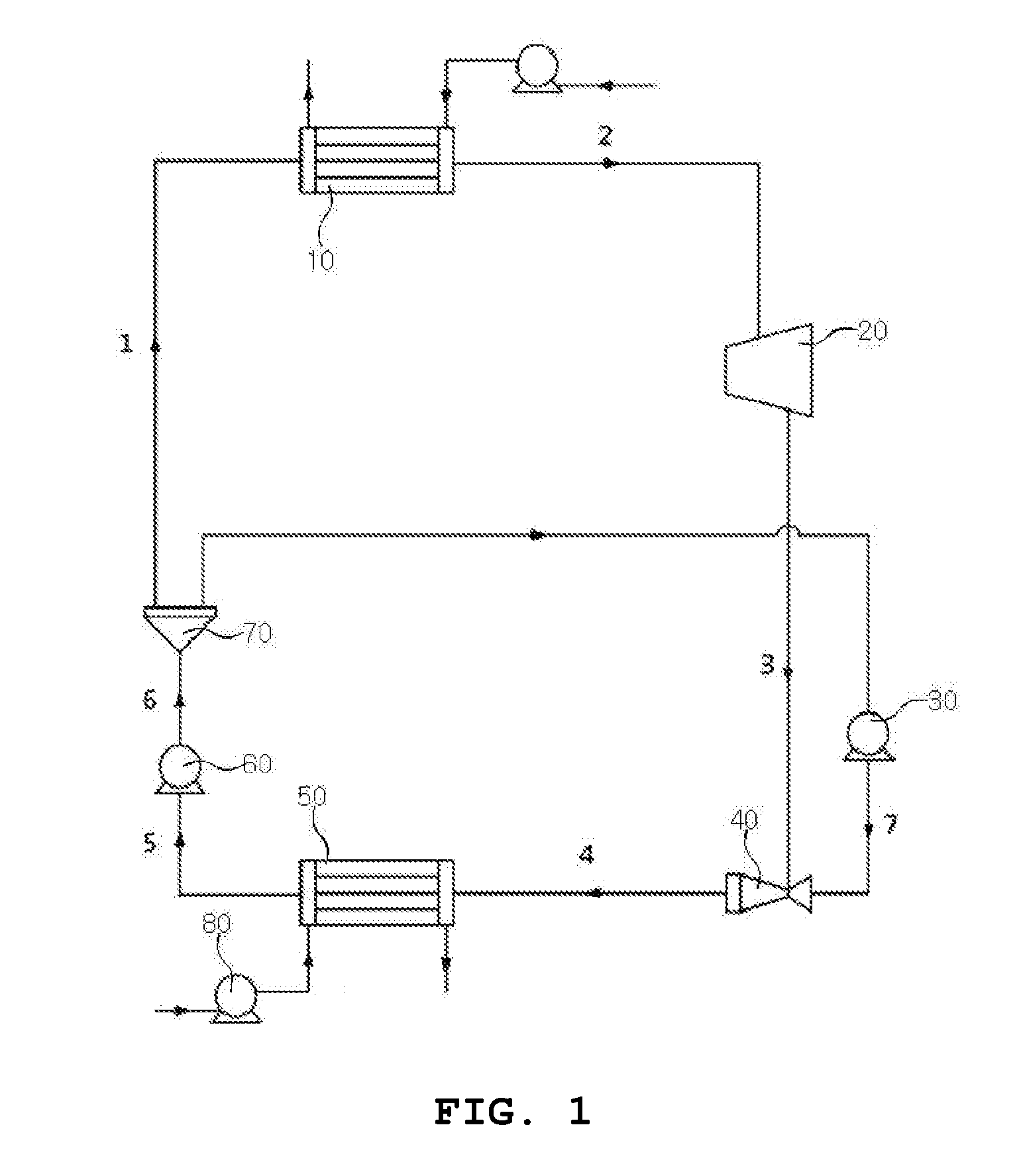 High efficiency ocean thermal difference power generating system using liquid-vapor ejector and motive pump