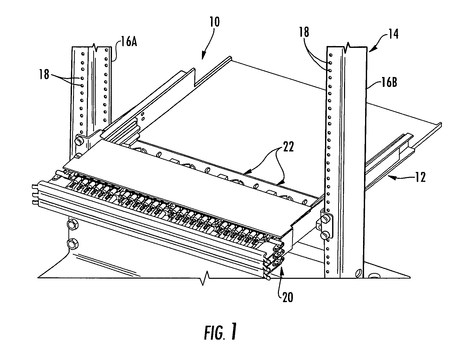 Rear-installable fiber optic modules and equipment