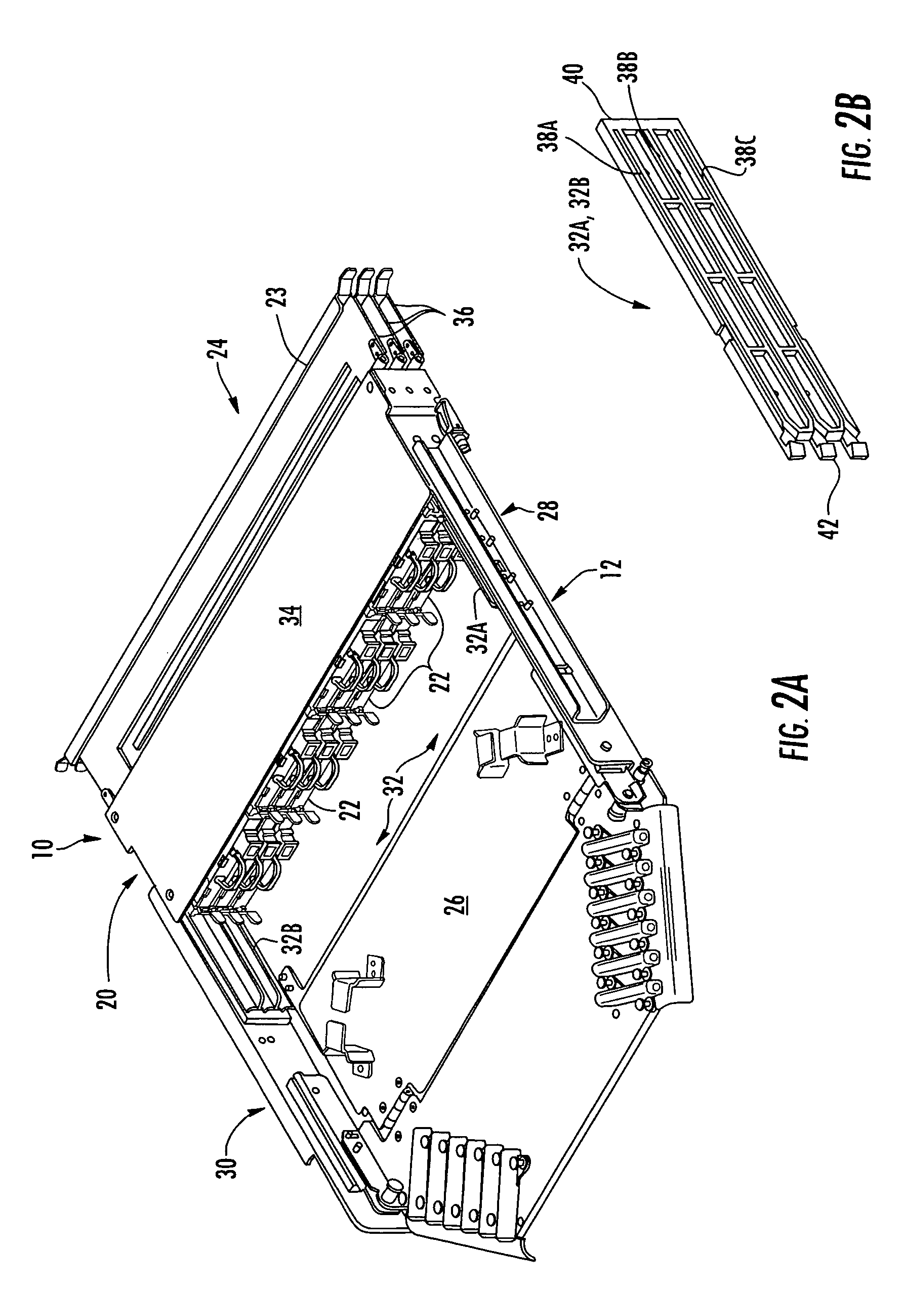 Rear-installable fiber optic modules and equipment