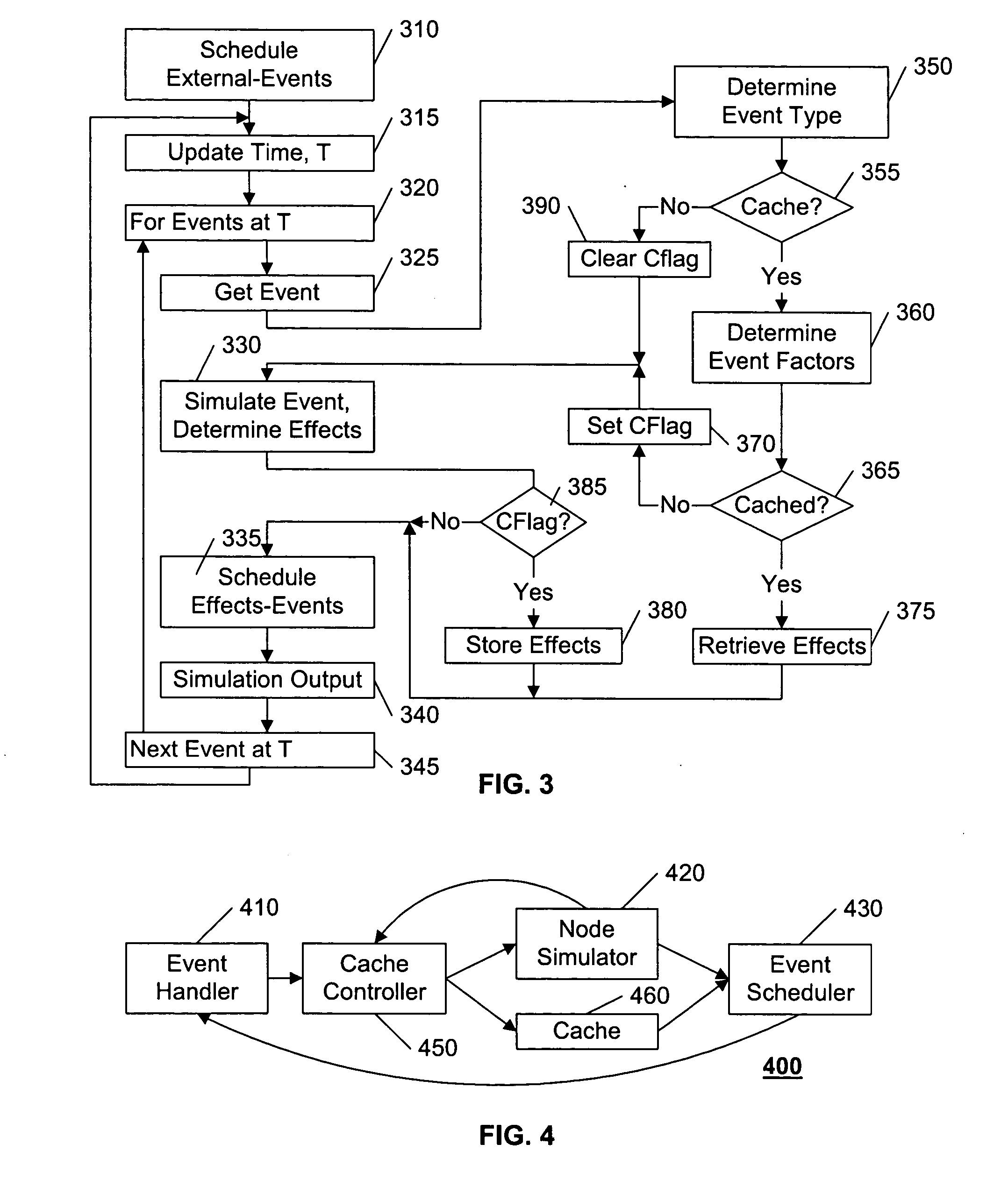 Wireless link simulation with generic caching