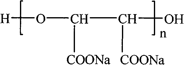 Environmental friendly synthetic detergent taking poly epoxy succinic acid as washing assistant