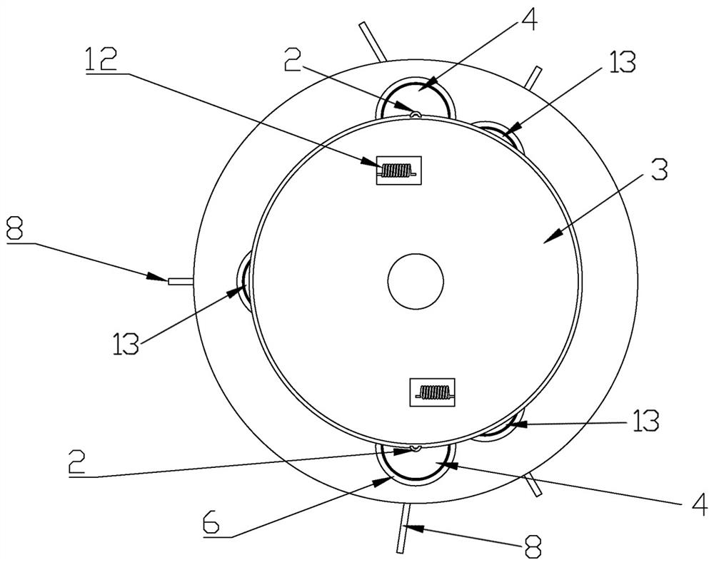 Three-degree-of-freedom bionic eye driven by air bag