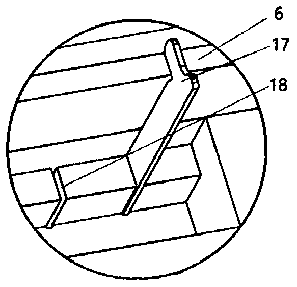 An electroplating jig for holding slotted needles