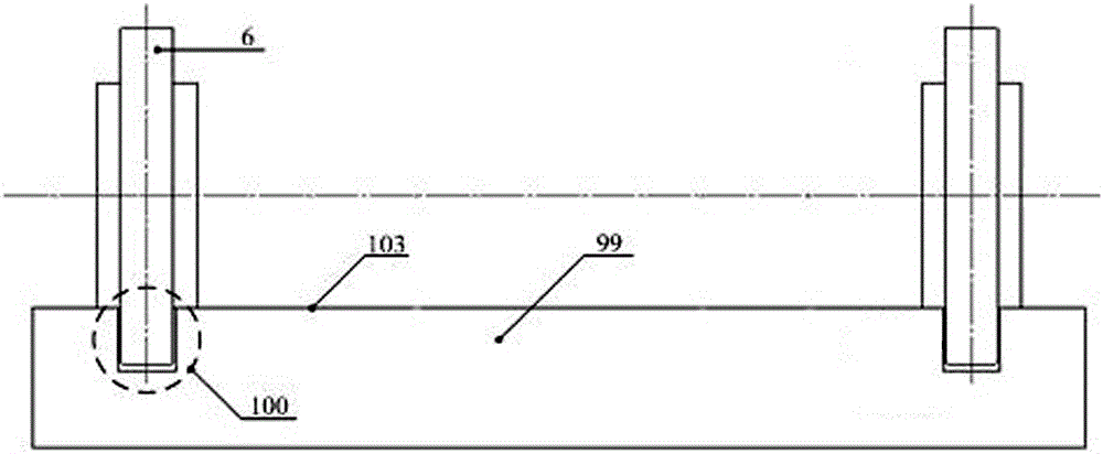 RFID-based double warehouse rail transport vehicle and track layout and positioning control method