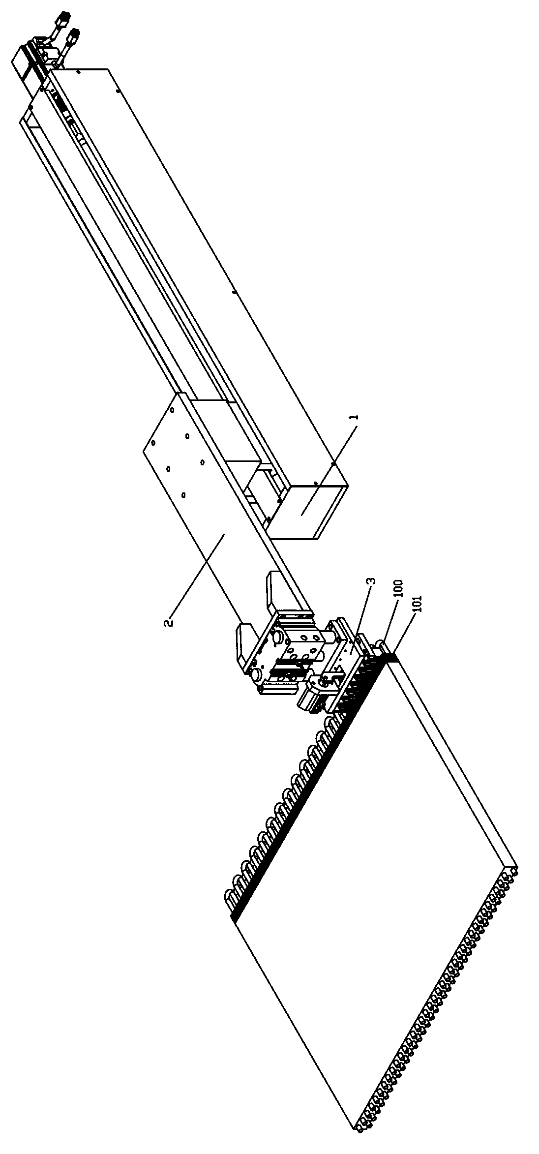 Automatic pipe inserting device