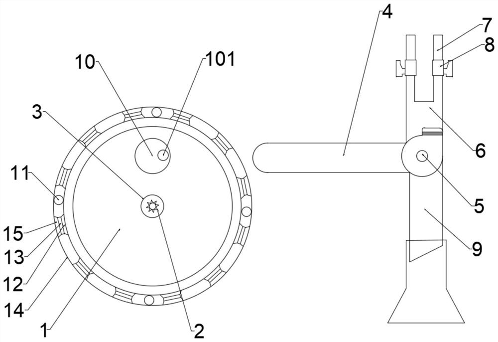 Rolling type cell culture instrument