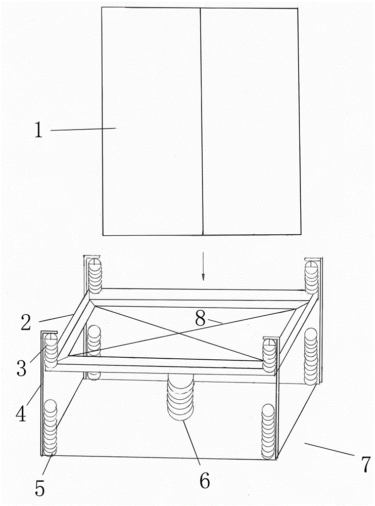 Buffer device for accidents of elevator jumping to the top and squatting at the bottom