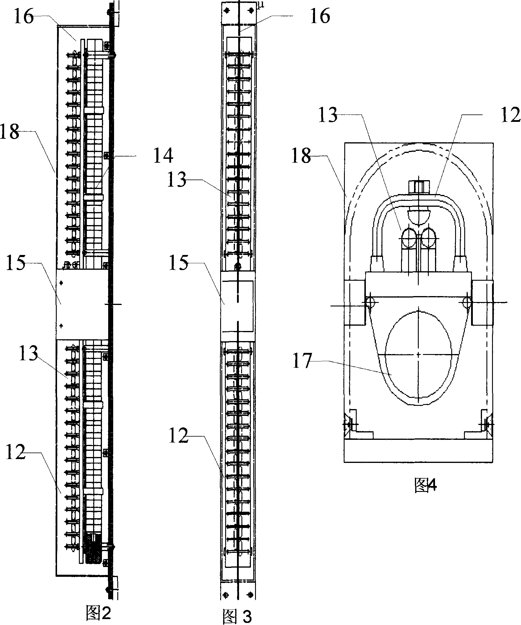 Multi-pole ignition device of impulse voltage generator