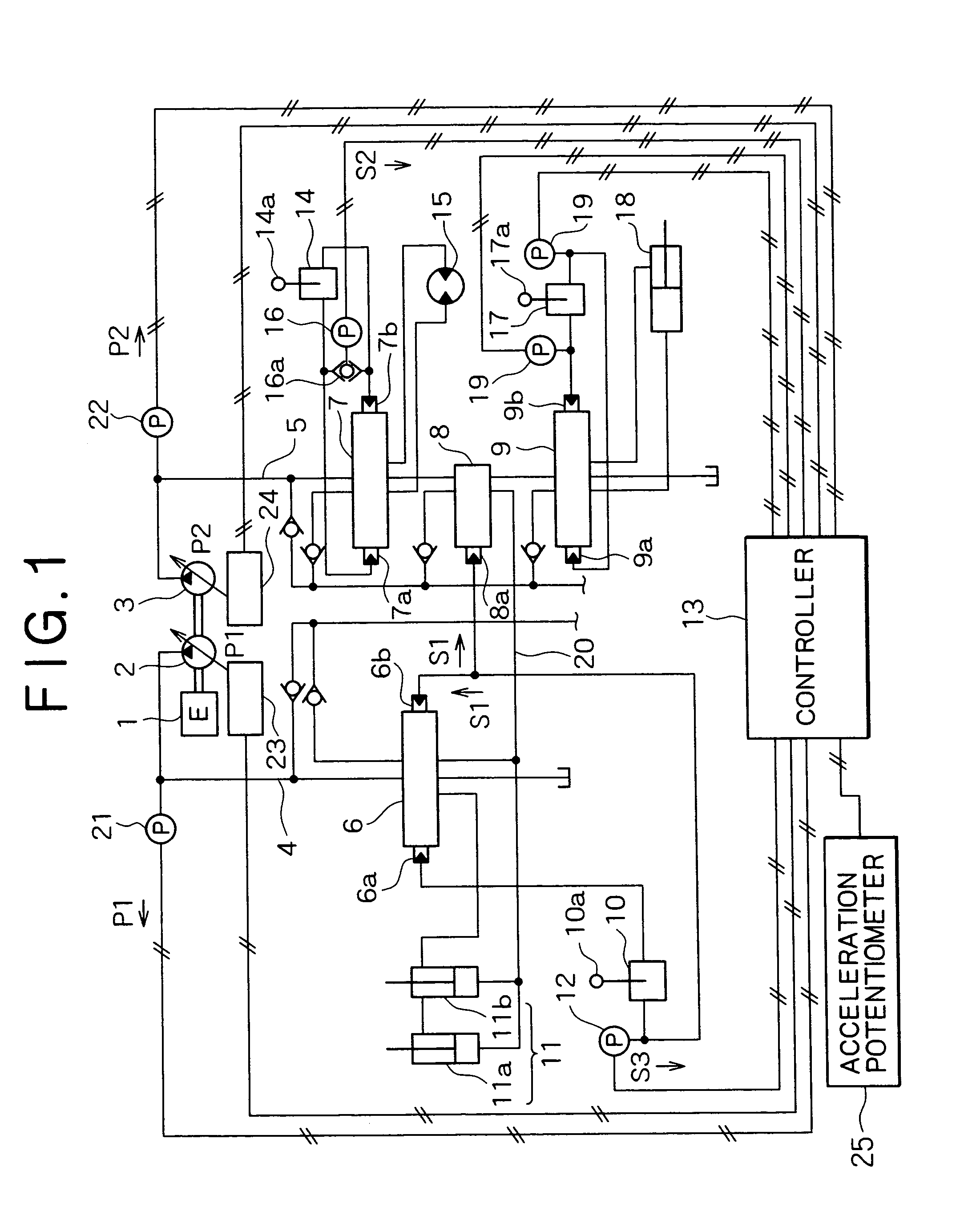 Hydraulic controller for construction machine