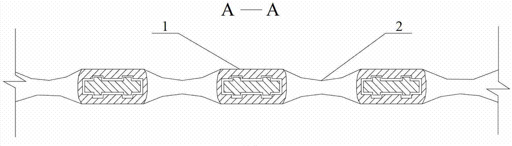 Non-adhesion prestressing reinforcement material