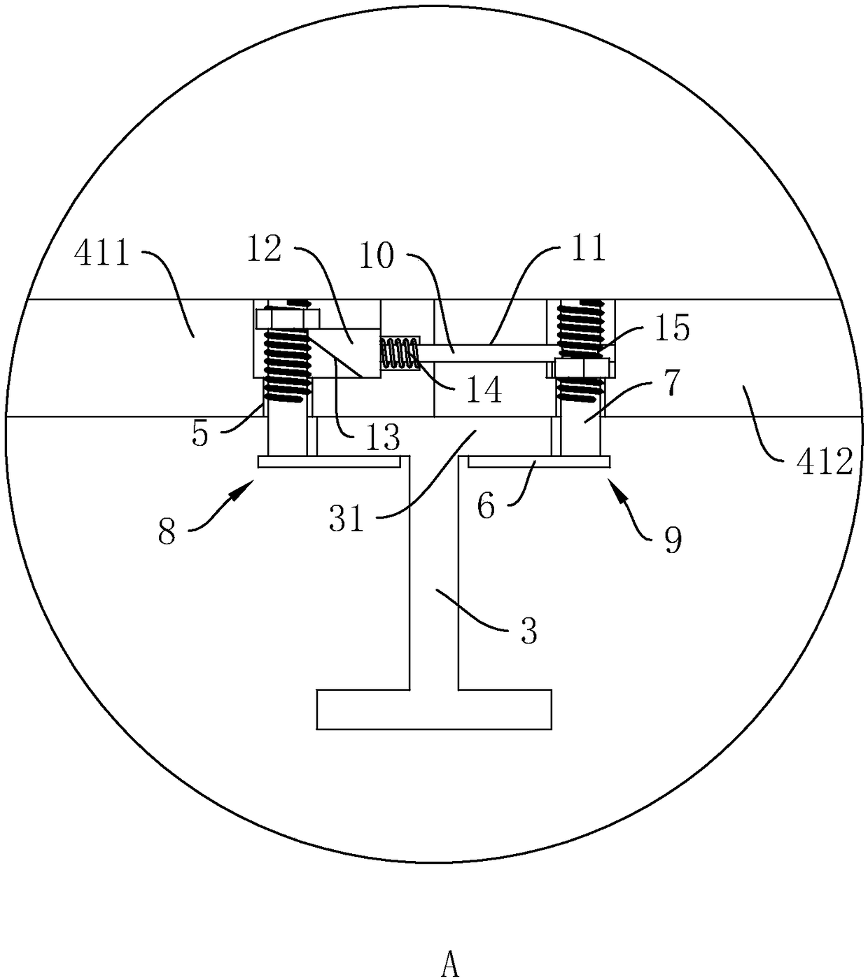 Fabricated steel bridge and installation method thereof