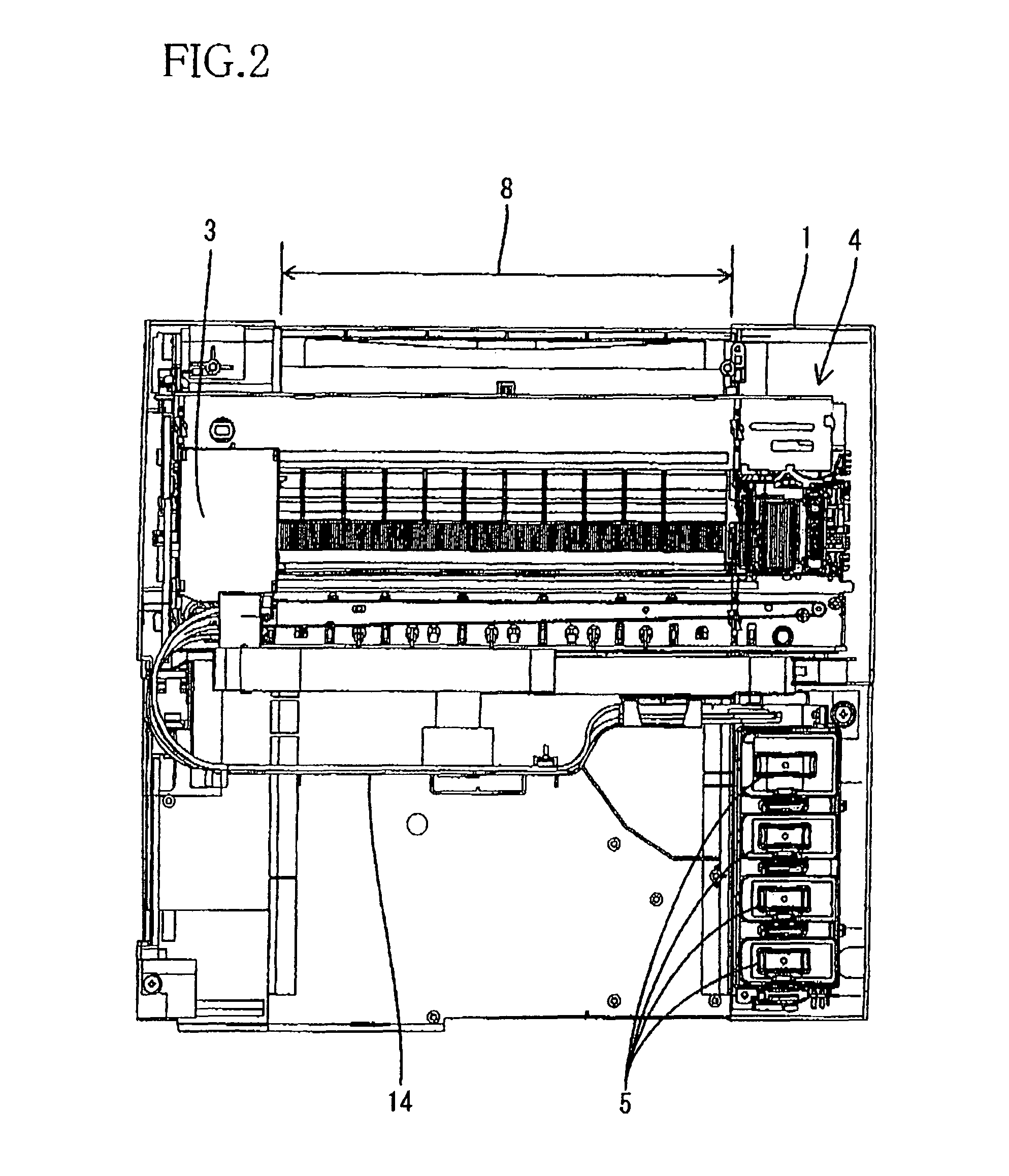 Ink-jet printer and method of sucking ink from air-discharge cap of ink-jet printer