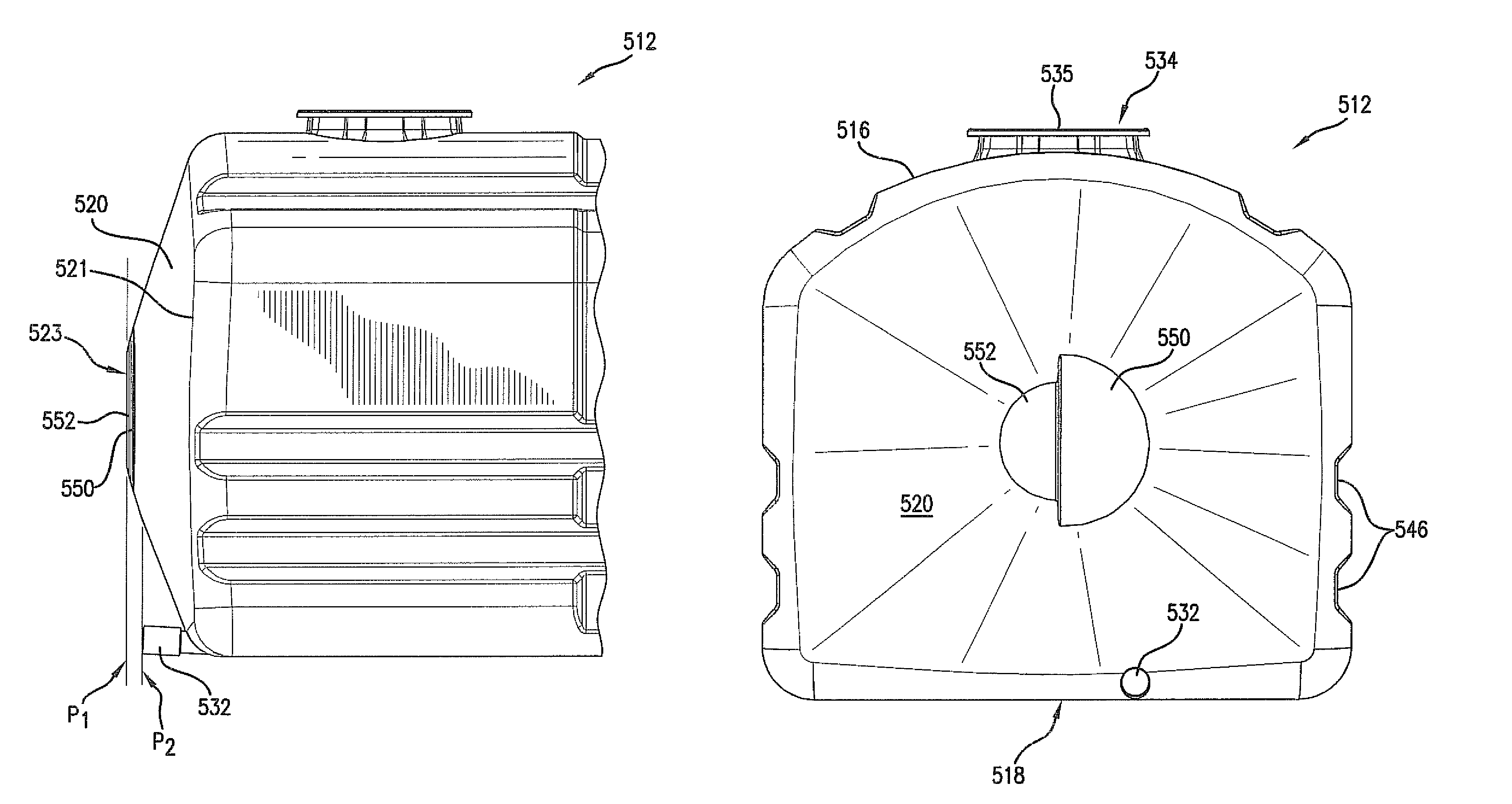 Bulk liquid transport system