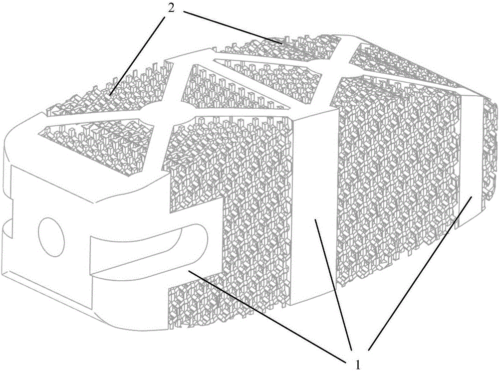 Porous titanium interbody fusion cage and method for preparing same