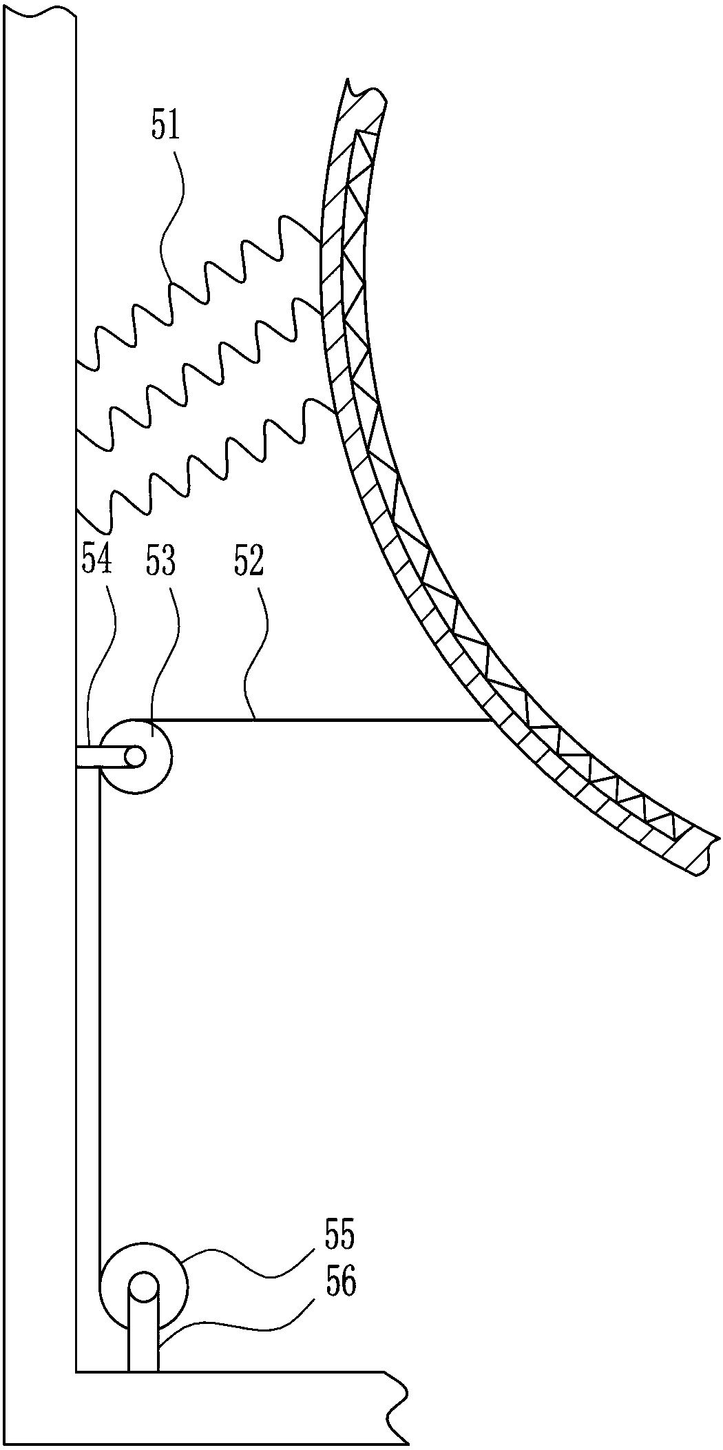 Tea leaf quantitative drying device