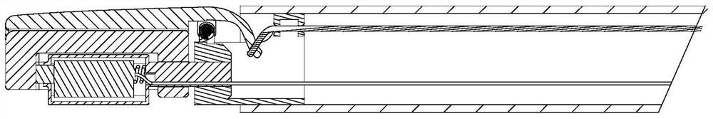 Ultrasonic knife for flexible endoscope