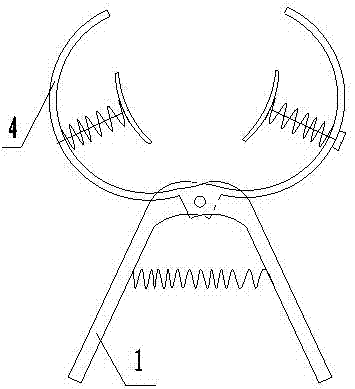 Artificial assistance handheld type variable diameter branch clamping electric bergamot pear girdling device