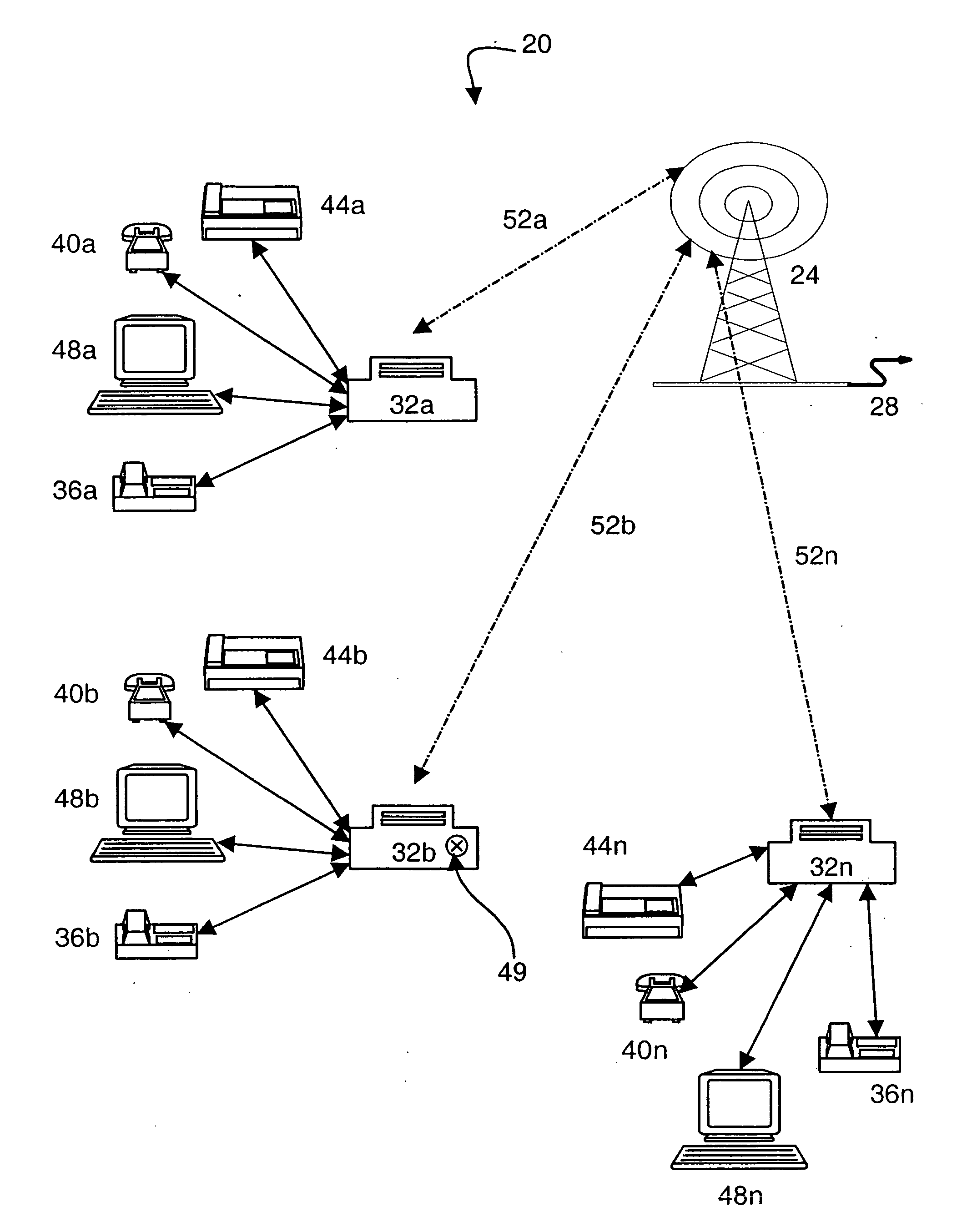 Fluid treatment system and radiation source module for use therein